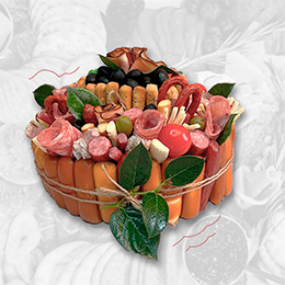Букеты из закусок